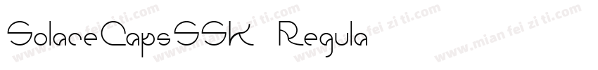 SolaceCapsSSK Regula字体转换